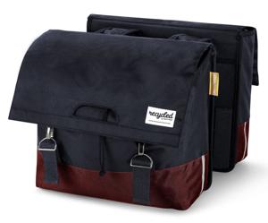 Urban Proof Dubbele Fietstas Gerecycled Pet 40 liter Bordeaux