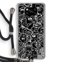 Vexx Black City : Xiaomi Poco X3 NFC Transparant Hoesje met koord