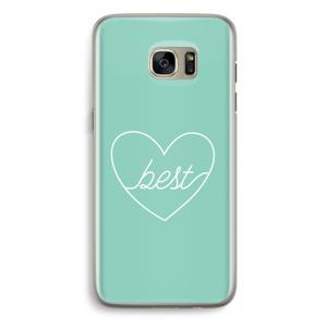 Best heart pastel: Samsung Galaxy S7 Edge Transparant Hoesje