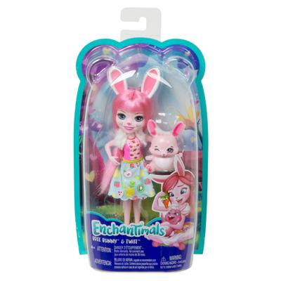 Mattel enchantimals bree konijn & twist