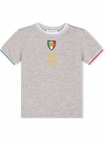 Dolce & Gabbana Kids t-shirt à logo imprimé - Gris - thumbnail