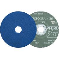 PFERD TOOLS 64111536 Combiclick fiberschijf Ø 115 mm Victograin Cool 36 voor staal en roestvrij staal Diameter 115 mm