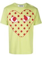 Comme Des Garçons Play t-shirt à logo imprimé - Vert - thumbnail