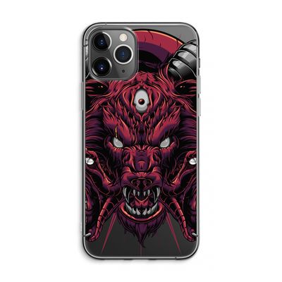 Hell Hound and Serpents: iPhone 11 Pro Max Transparant Hoesje