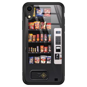 iPhone XR glazen hardcase - Snoepautomaat