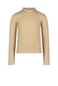 Le Chic Meisjes top rib - Nelif - Beige melee