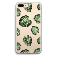 Tropische bladeren: iPhone 7 Plus Transparant Hoesje
