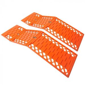 ProPlus Vouwbare Anti slipmat voor Voetruigne 60 cm Oranje 2 stuks