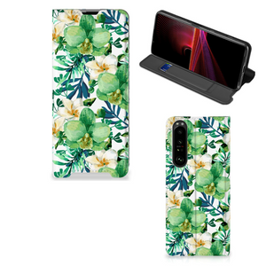 Sony Xperia 1 III Smart Cover Orchidee Groen