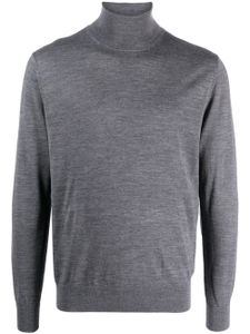 Ballantyne roll-neck fine-knit jumper - Gris