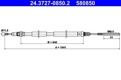 Handremkabel 24372708502