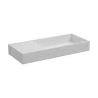 Clou Mini Wash Me fontein 56x24cm links mineraalsteen Wit CL/03.08234