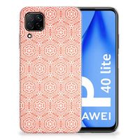 Huawei P40 Lite TPU bumper Pattern Orange - thumbnail