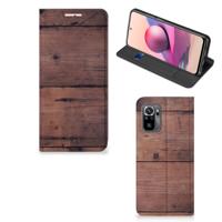 Xiaomi Redmi Note 10 4G | 10S | Poco M5s Book | Wallet Case | Old Wood