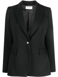 P.A.R.O.S.H. blazer en laine vierge à simple boutonnage - Noir