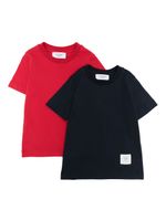 Thom Browne Kids t-shirt à manches courtes (lot de deux) - Bleu