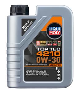 Liqui Moly TopTec 4200 5W-30 (1 L) LIQUI MOLY, Viscositeitsindeling volgens SAE: 0W-30: , 1.0, L