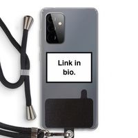 Link in bio: Samsung Galaxy A72 5G Transparant Hoesje met koord