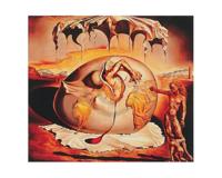 Kunstdruk Salvador Dali - Geopoliticus 50x40cm