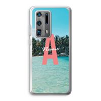 Pacific Dream: Huawei P40 Pro Plus Transparant Hoesje