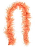 JW Anderson écharpe Boa à détail de plumes - Orange