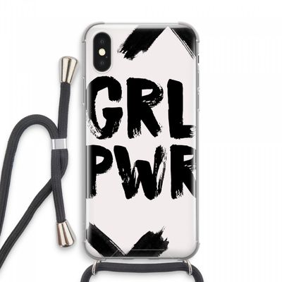 Girl Power #2: iPhone XS Max Transparant Hoesje met koord
