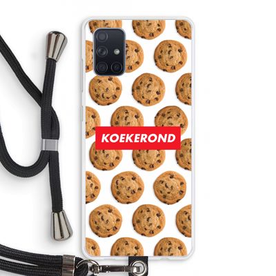 Koekerond: Samsung Galaxy A71 Transparant Hoesje met koord