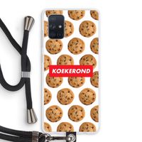 Koekerond: Samsung Galaxy A71 Transparant Hoesje met koord