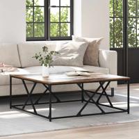 Salontafel Oud hout 100 x 100 x 40 cm Bewerkt hout Salontafel Oud hout 100 x 100 x 40 cm Bewerkt hout