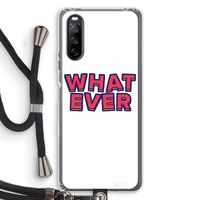 Whatever: Sony Sony Xperia 10 III Transparant Hoesje met koord