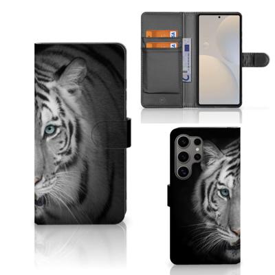 Samsung Galaxy S25 Ultra | Telefoonhoesje | Met pasjeshouder | Tijger