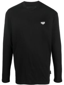 Philipp Plein round-neck long-sleeve top - Noir