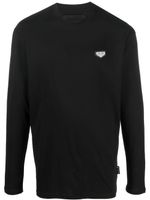 Philipp Plein round-neck long-sleeve top - Noir - thumbnail