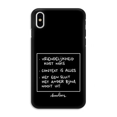 Mijn Motto's: iPhone X Tough Case