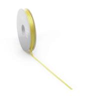 Satijnlint PREMIUM Double face 3mm x 50 meter yellow