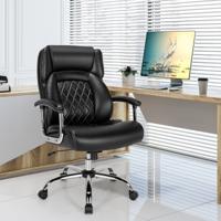 Ergonomische Bureaustoel voor Chefs tot 225 kg Belastbaar Bureaustoel met Kantelfunctie