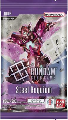 Gundam Card Game TCG - GD03 Steel Requiem Booster Pack