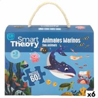 Kinderpuzzel Colorbaby Sea Animals 60 Onderdelen 60 x 44 cm (6 Stuks) - thumbnail