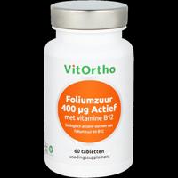 Foliumzuur 400 mcg met vitamine B12 60 Tabletten