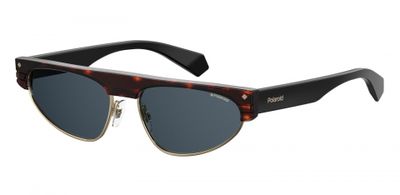 Polaroid zonnebril 6088 086/C3 dames bruin met grijze lens Polaroid zonnebril 6088 086/C3 dames bruin met grijze lens