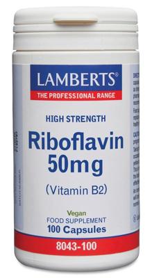 Lamberts Vitamine B2 50mg (riboflavine)