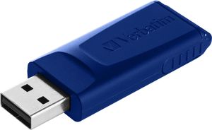 Verbatim Slider USB-stick 32 GB Rood, Blauw 49327 USB 2.0