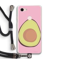 Avocado: Pixel 3 XL Transparant Hoesje met koord