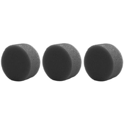 Ecologisch grimeer sponsje - 3x - rond - antraciet - Natuurlijk make up sponsje - Grimeersponsje