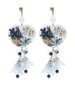 Amir Slama boucles d'oreilles à design de cœur - Blanc - thumbnail