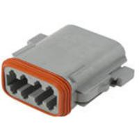 TE Connectivity DT06-08SA-P012 Ronde connector Bus, recht Totaal aantal polen: 8 Serie (ronde connectors): DT 1 stuk(s) - thumbnail