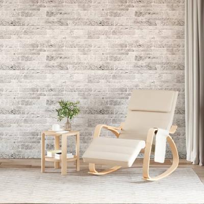 VidaXL Wandpanelen 10 st 3d 100x50 cm eps lichtgrijs