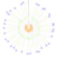 vidaXL Kerstverlichting vuurwerk 140 meerkleurige LED's 17 cm