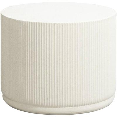 Leen Bakker - Tuinbijzettafel Rafinna - Zand - 38x50x50 Cm - Magnesiumoxide - Beige