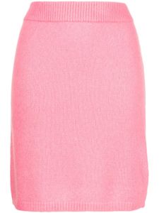 Cashmere In Love minijupe Ula en maille fine - Rose